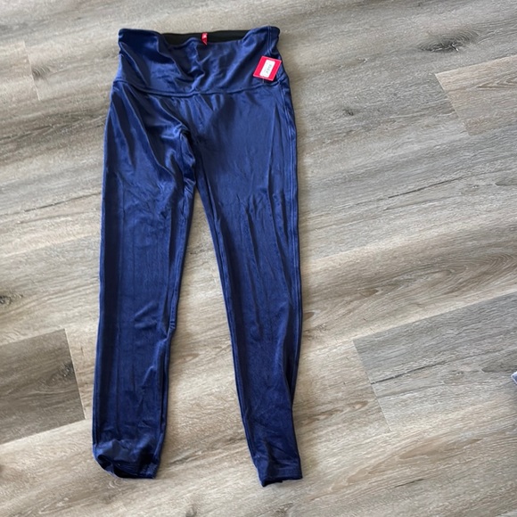 SPANX Navy High-Waist Leggings - Picture 1 of 2